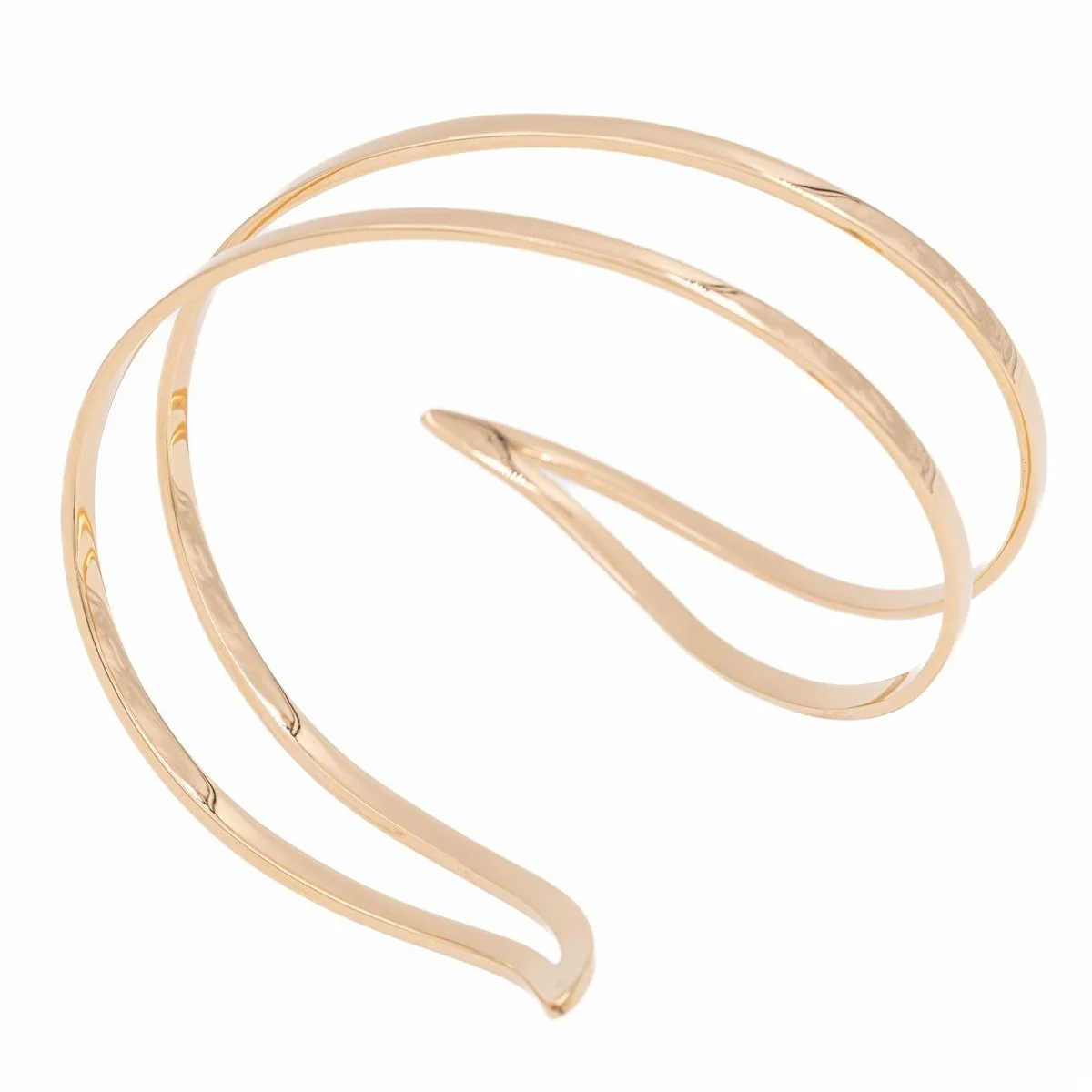 Bracelet Jonc GINETTE NY "Wise Cuff" en or rose - Image 7