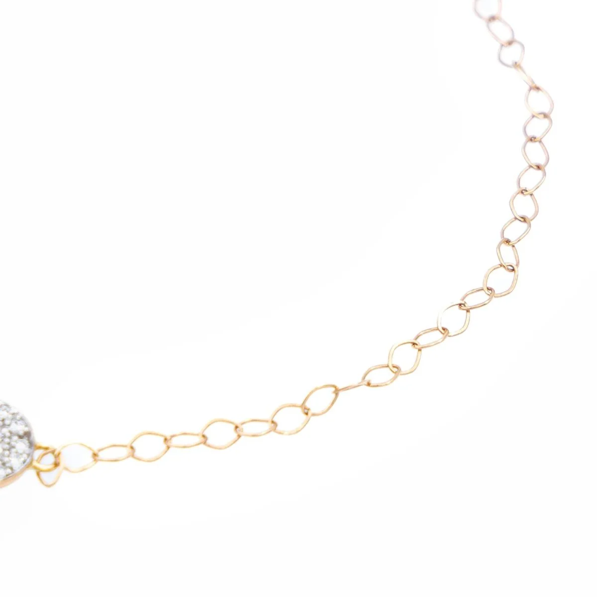 Ginette NY Bracelet Mini Diamond Ever Disc Bracelet Or rose diamant - Image 6