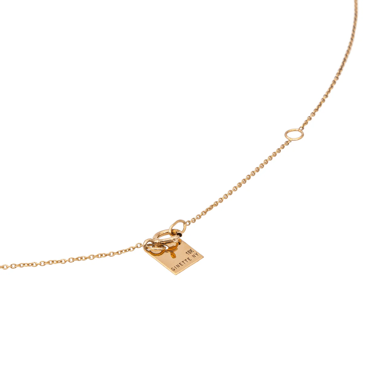 Collier Pendentif GINETTE NY "Donut" en or rose - Image 5