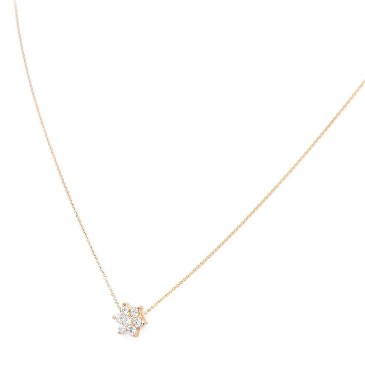 GINETTE NY Collier Etoile "Diamond Star Necklace" Or rose Diamant - Image 4
