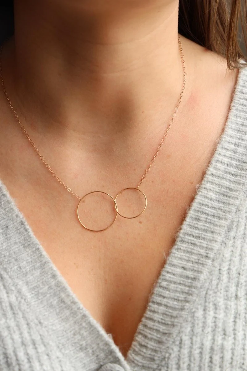Ginette NY Collier Fusion Necklace Or rose - Image 2