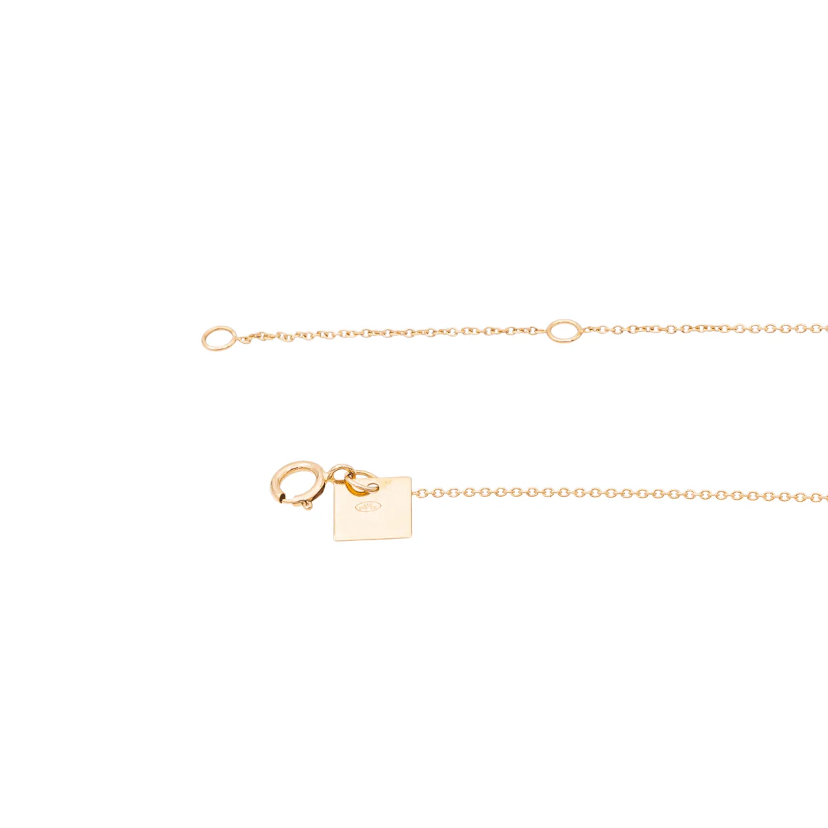 Ginette NY Collier Mini ever disc Or rose Diamant - Image 6