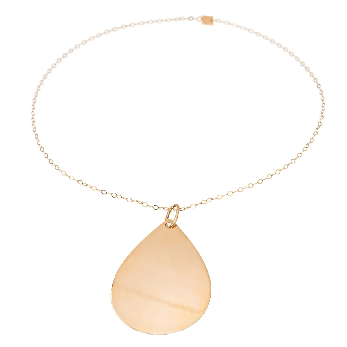 Collier Pendentif GINETTE NY "Jumbo bliss on chain" en or rose - Image 3