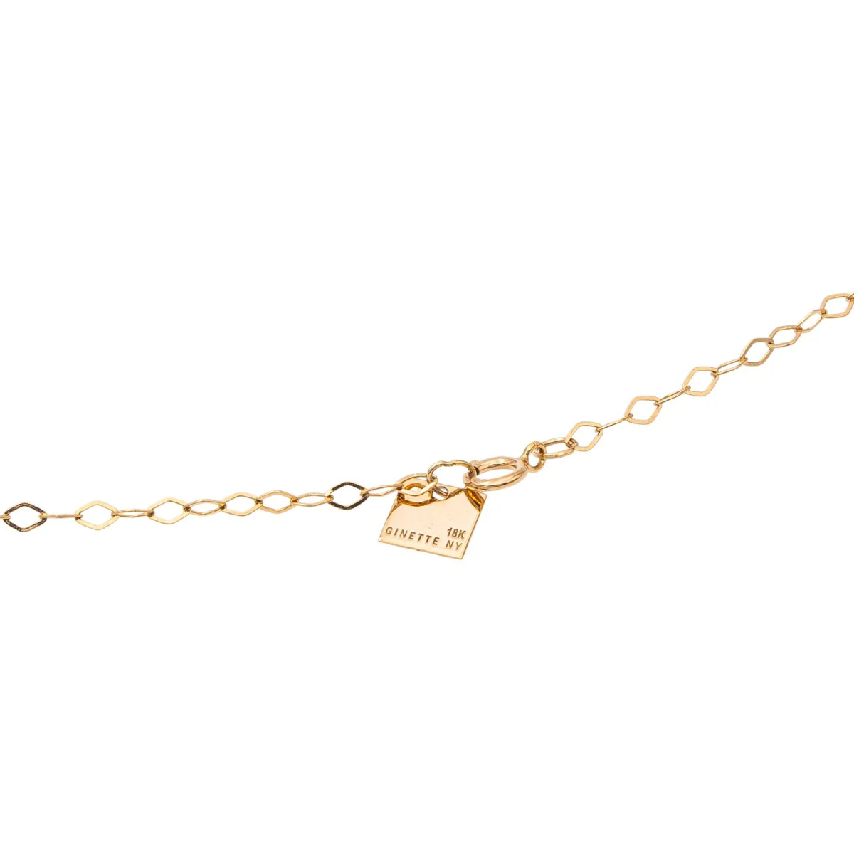 Collier Pendentif GINETTE NY "Jumbo bliss on chain" en or rose - Image 4