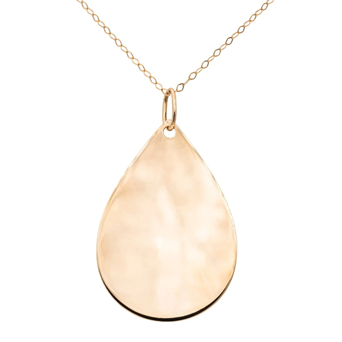 Collier Pendentif GINETTE NY "Jumbo bliss on chain" en or rose - Image 5