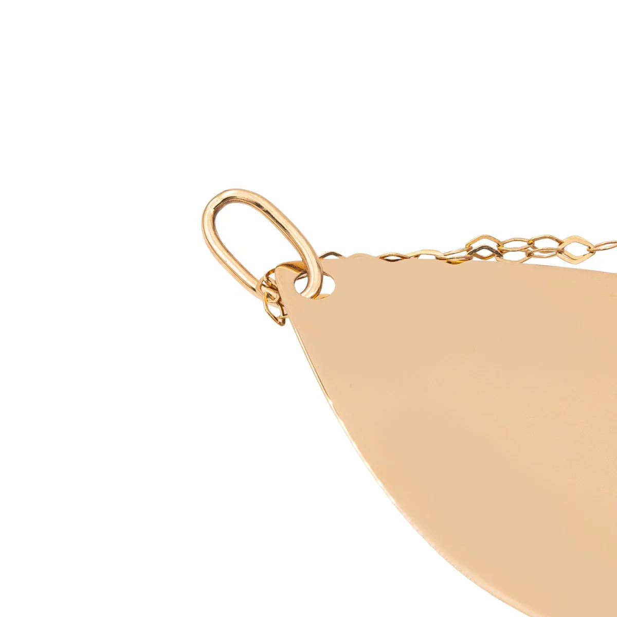 Collier Pendentif GINETTE NY "Jumbo bliss on chain" en or rose - Image 7