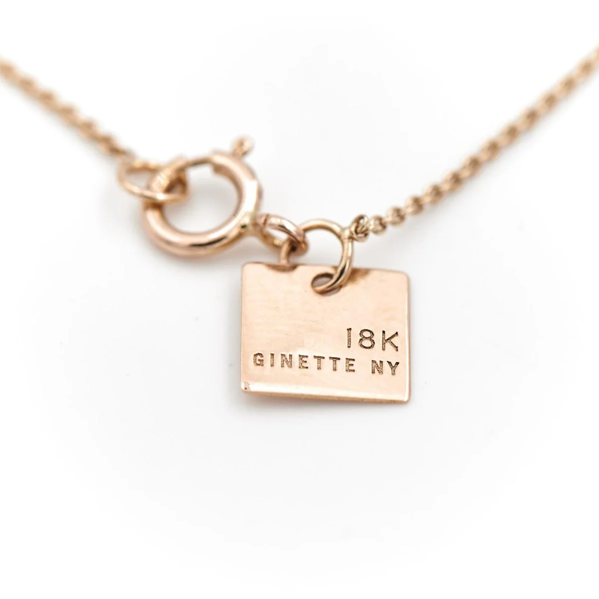 Collier Sautoir  GINETTE NY en or rose - Image 4