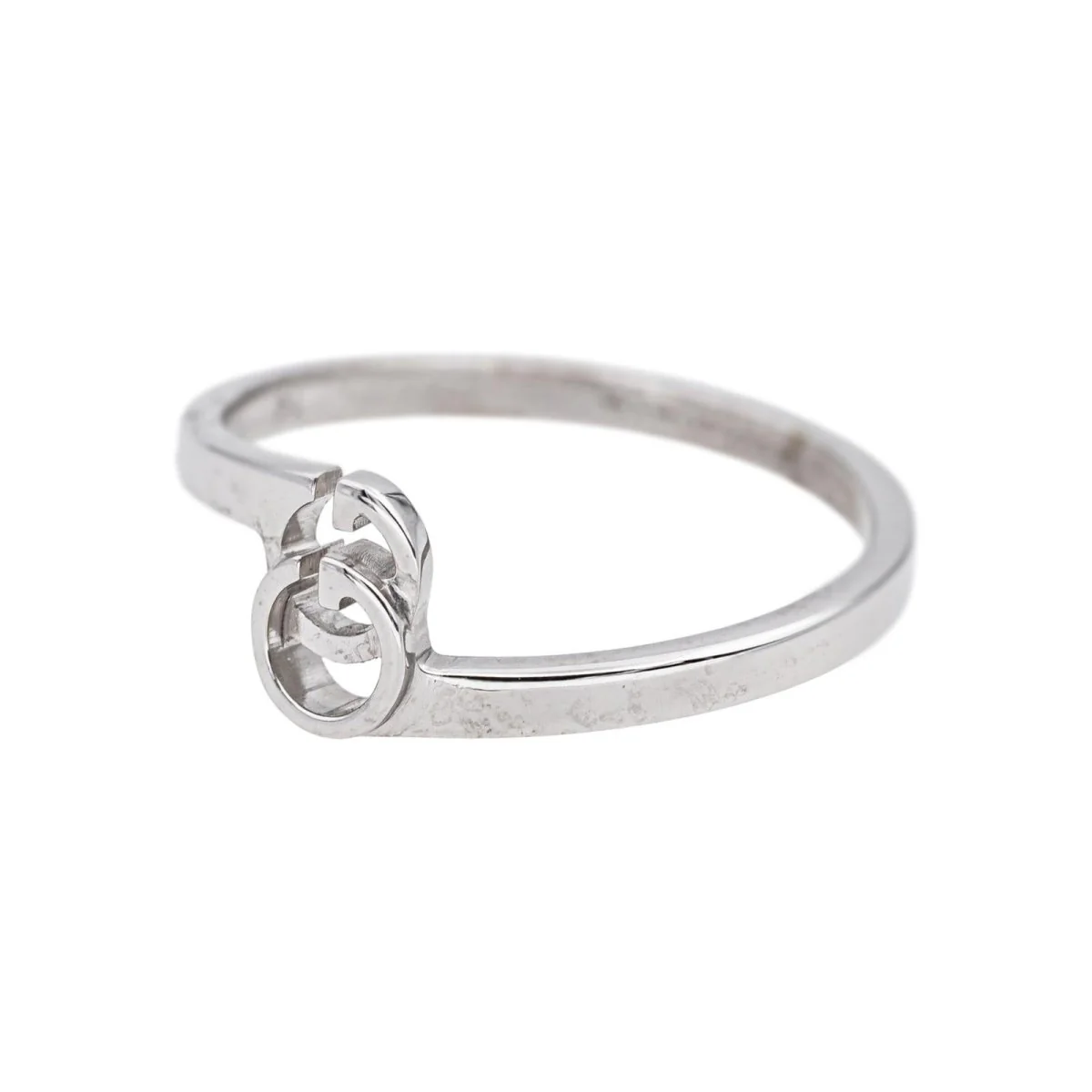 Bague GUCCI "GG Running" en or blanc - Image 3