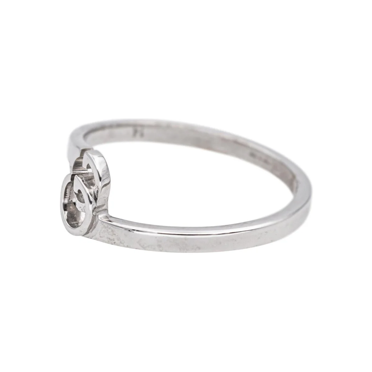 Bague GUCCI "GG Running" en or blanc - Image 4
