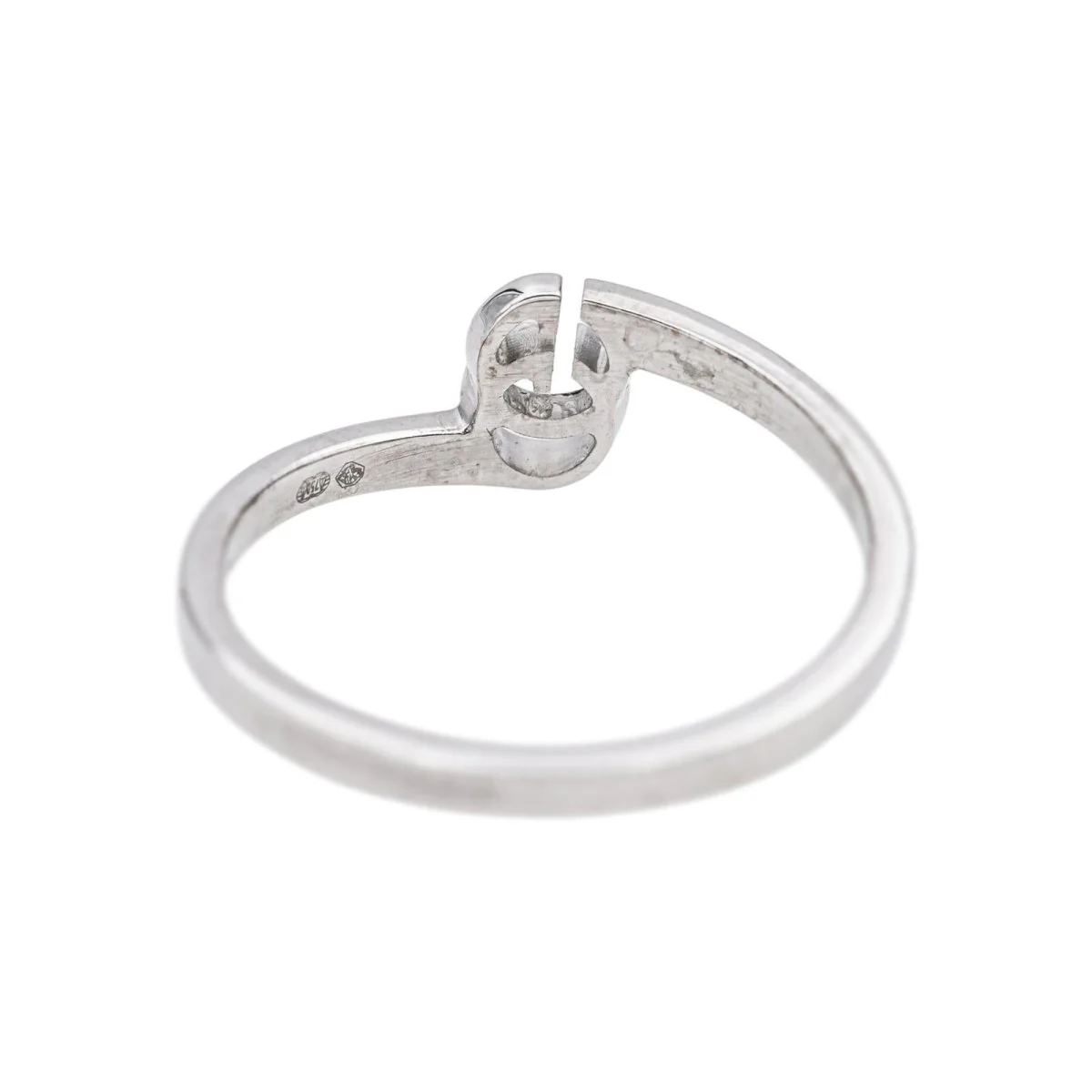 Bague GUCCI "GG Running" en or blanc - Image 5