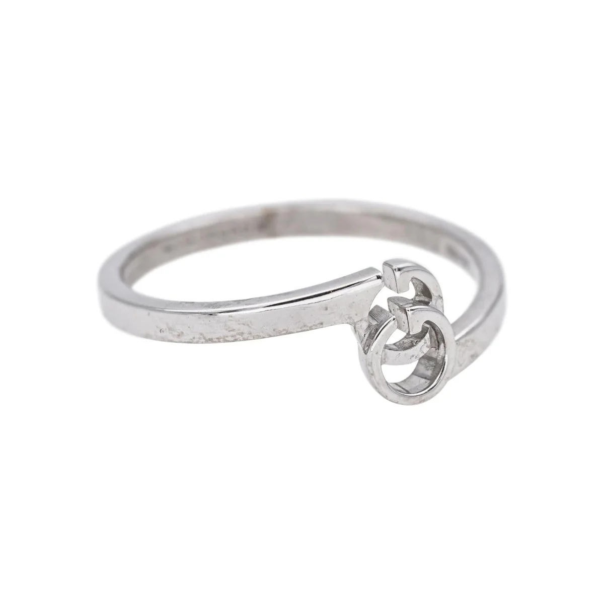Bague GUCCI "GG Running" en or blanc - Image 6