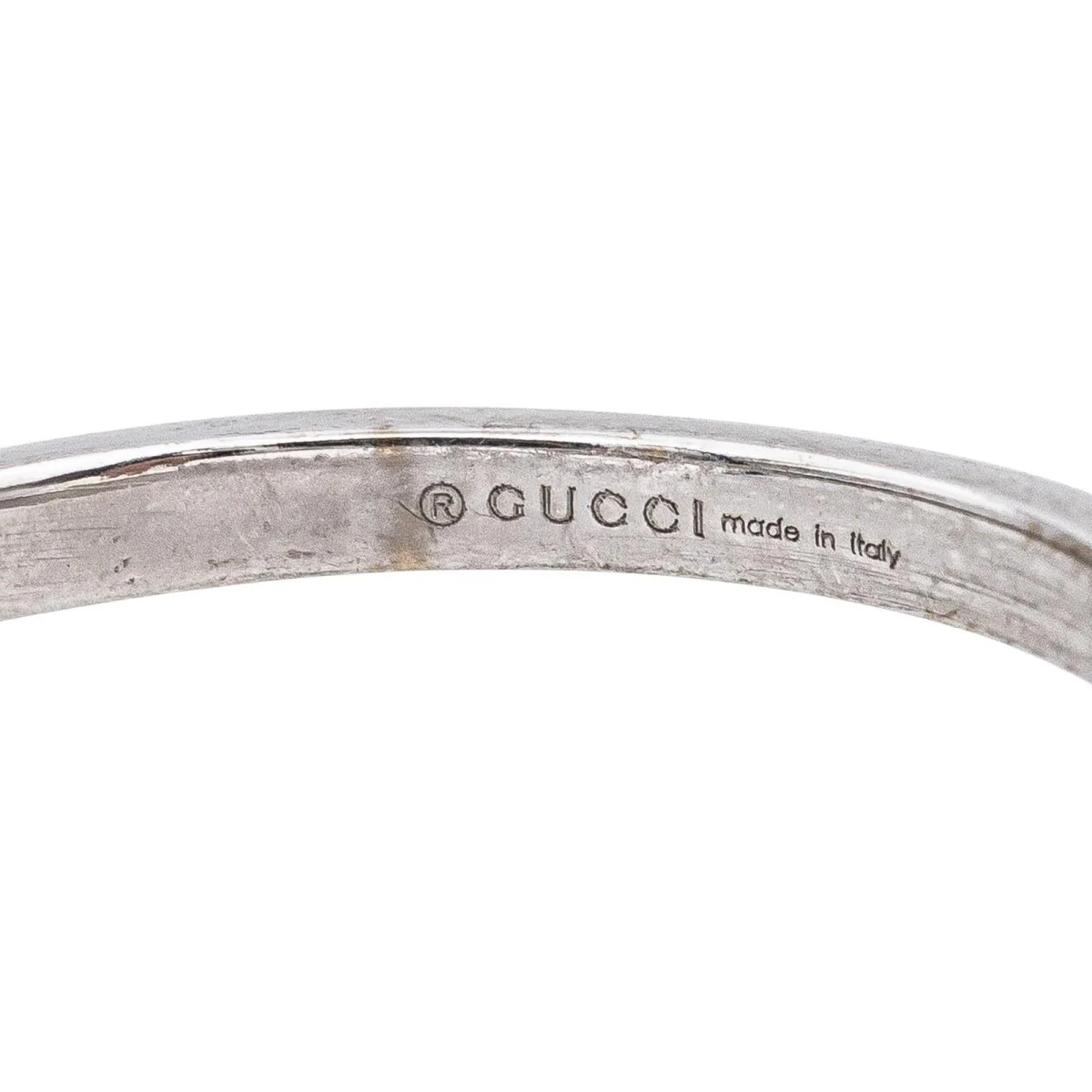 Bague GUCCI "GG Running" en or blanc - Image 8