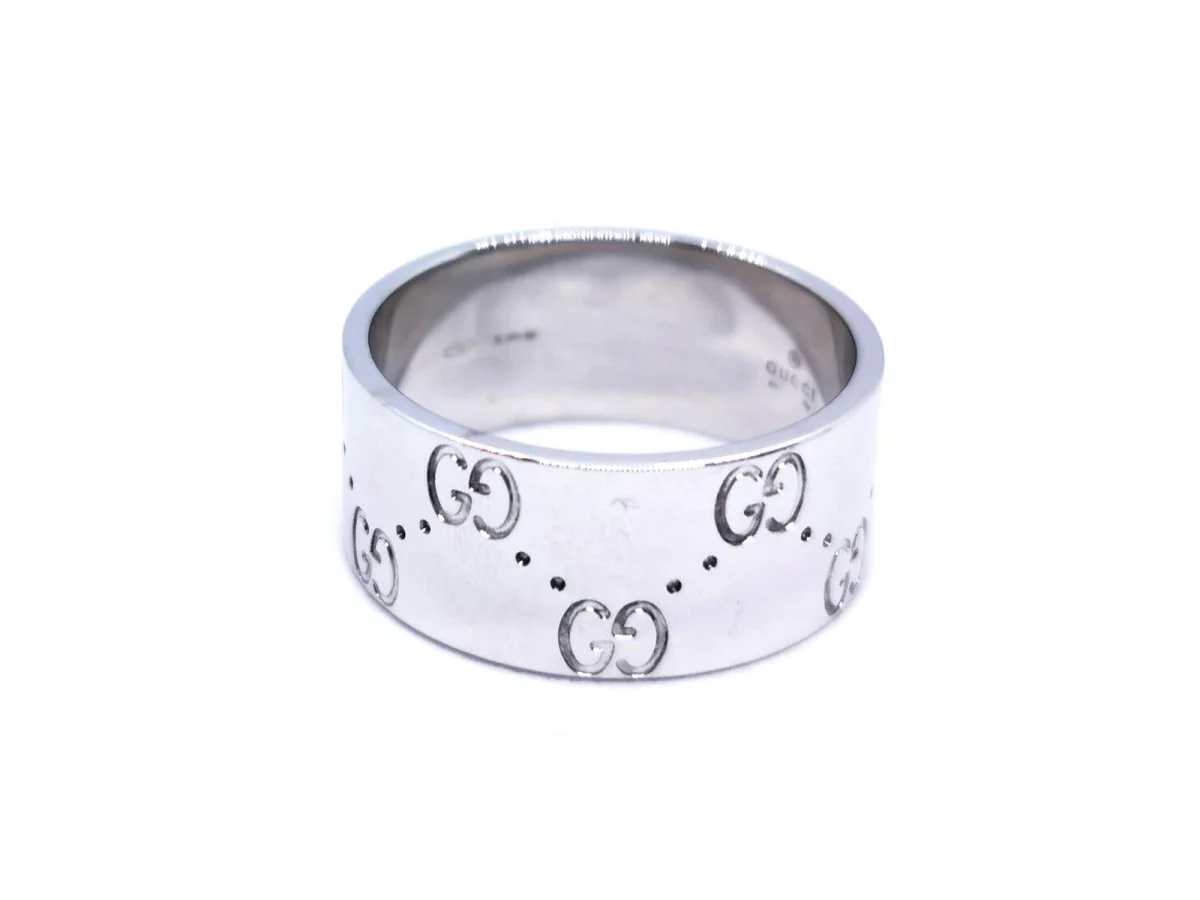 Gucci Bague Icon Or blanc - Image 3
