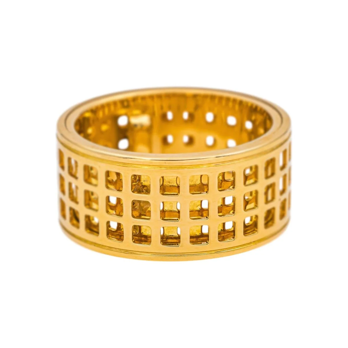 Bague Bandeau GUCCI en or jaune - Image 3