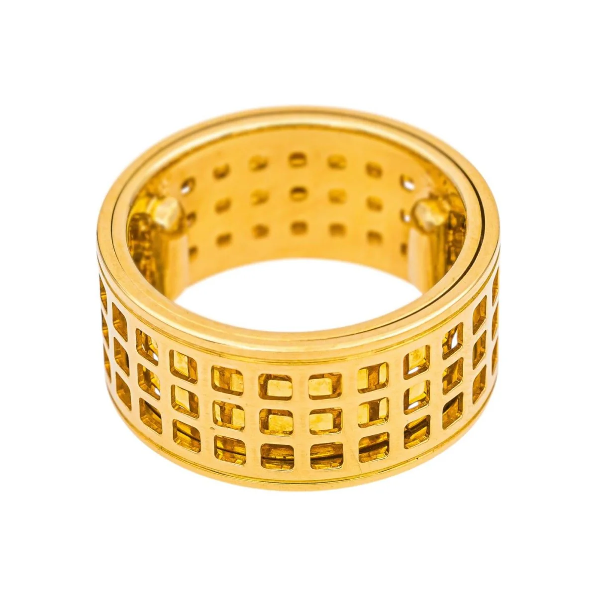 Bague Bandeau GUCCI en or jaune - Image 5