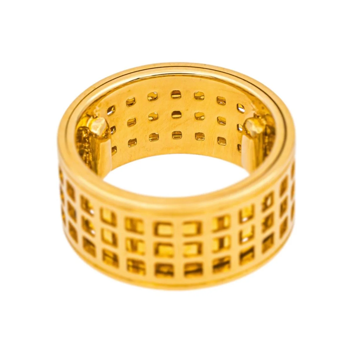 Bague Bandeau GUCCI en or jaune - Image 6