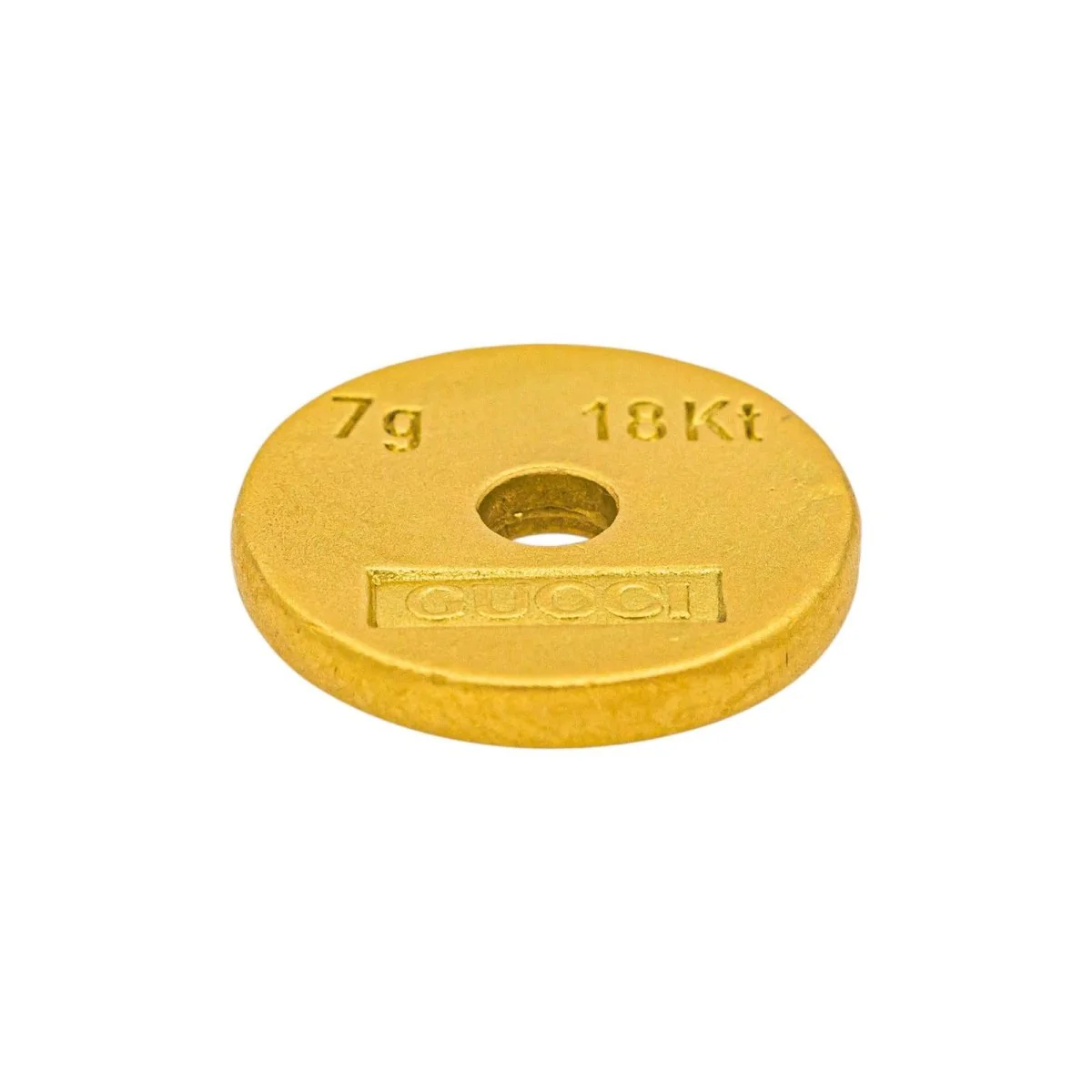 Pendentif GUCCI "Ingot" en or jaune - Image 5