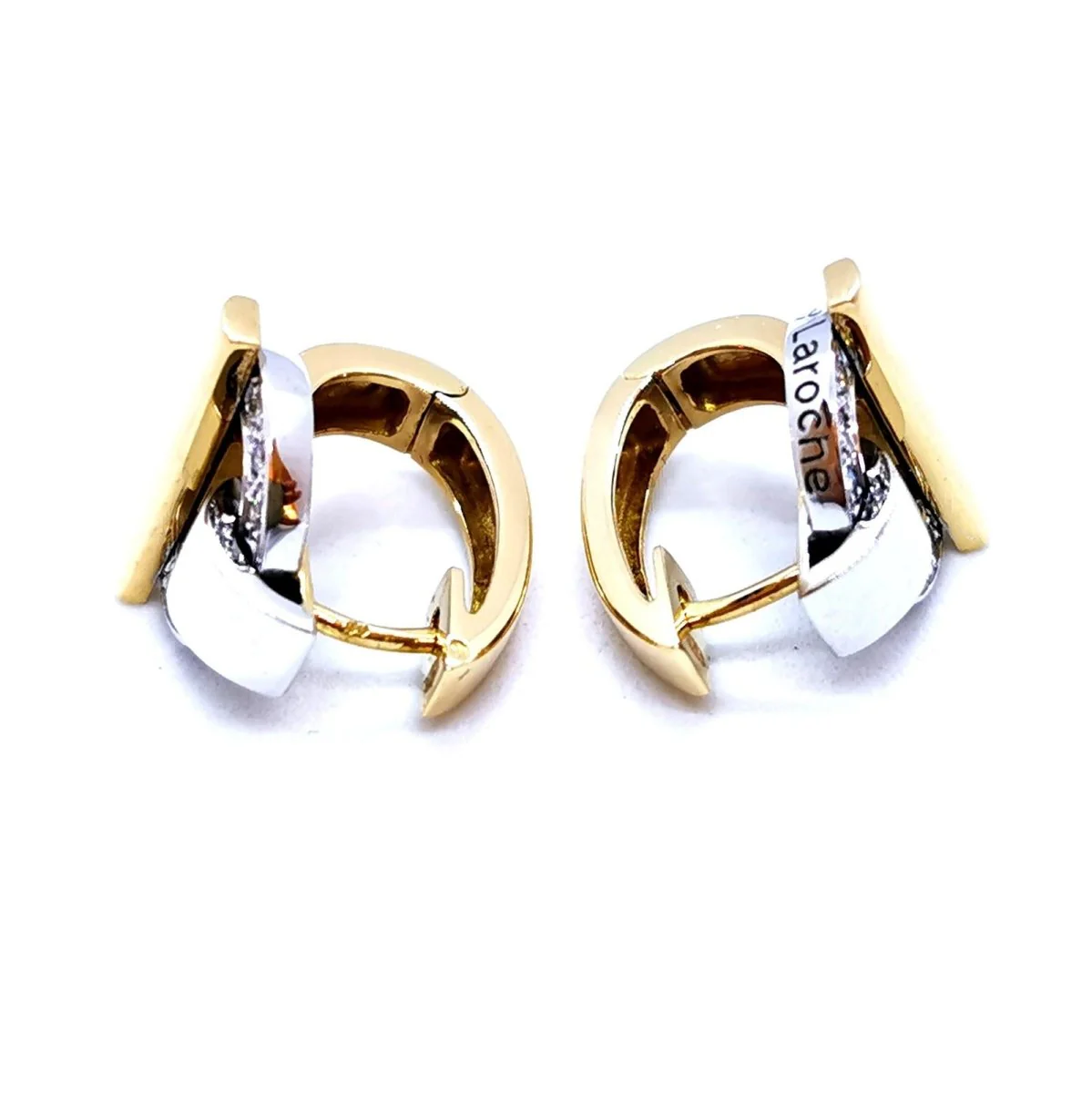 Guy Laroche Boucles d'oreilles Or jaune Diamant - Image 2