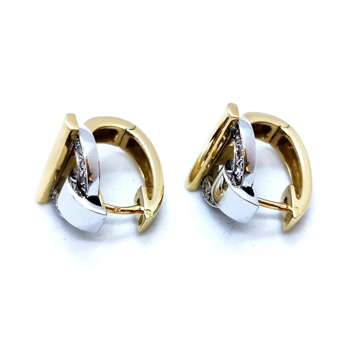 Guy Laroche Boucles d'oreilles Or jaune Diamant - Image 4