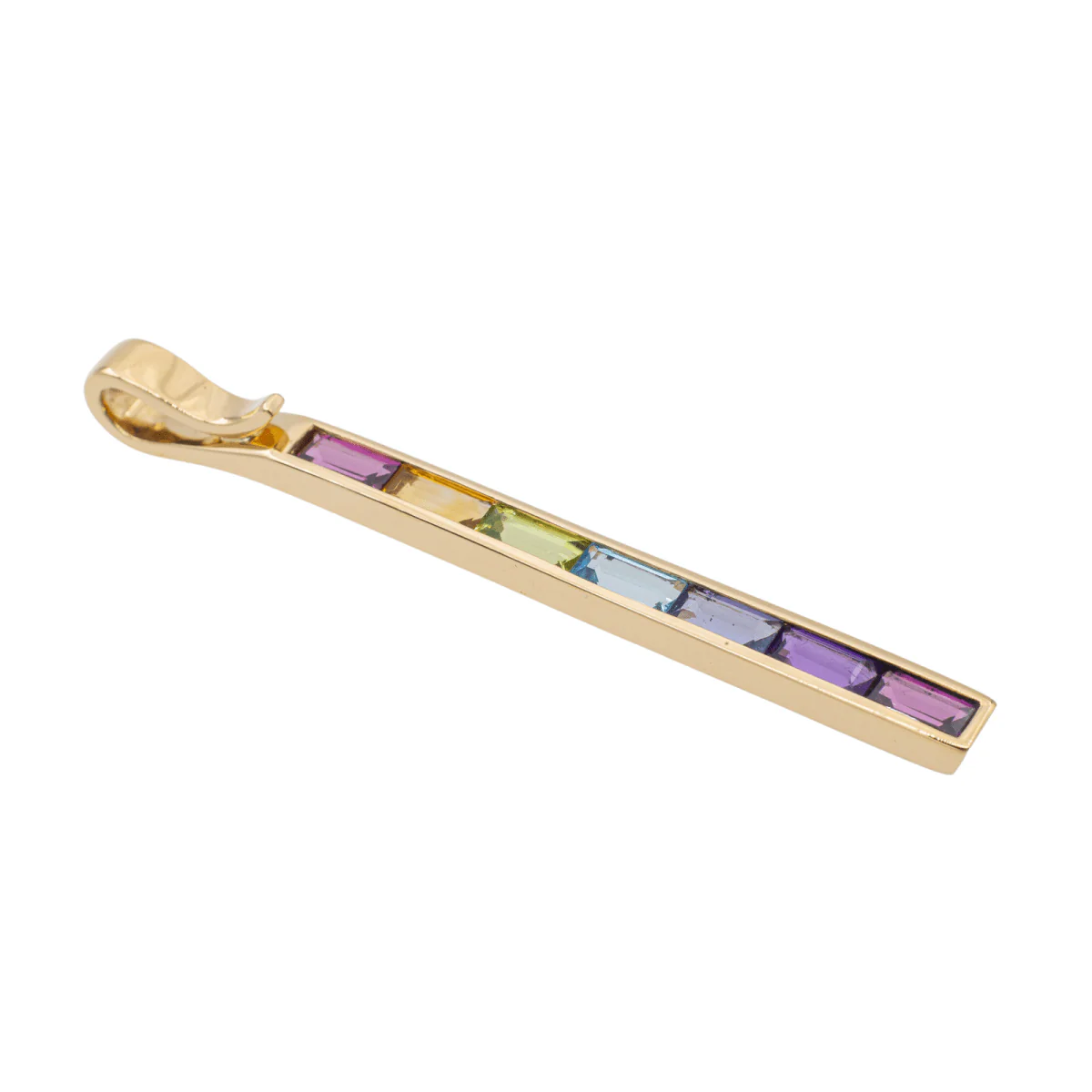 Guy Laroche Pendentif  Or jaune Grenat - Image 3