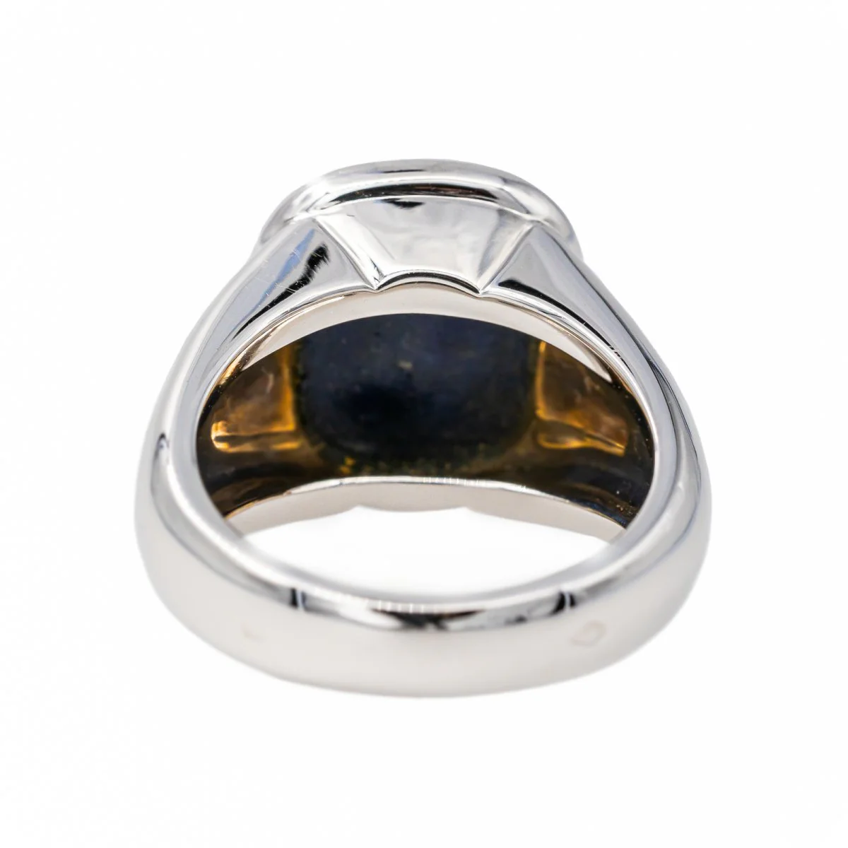 Bague HERMÈS en or blanc et lapis-lazuli - Image 5