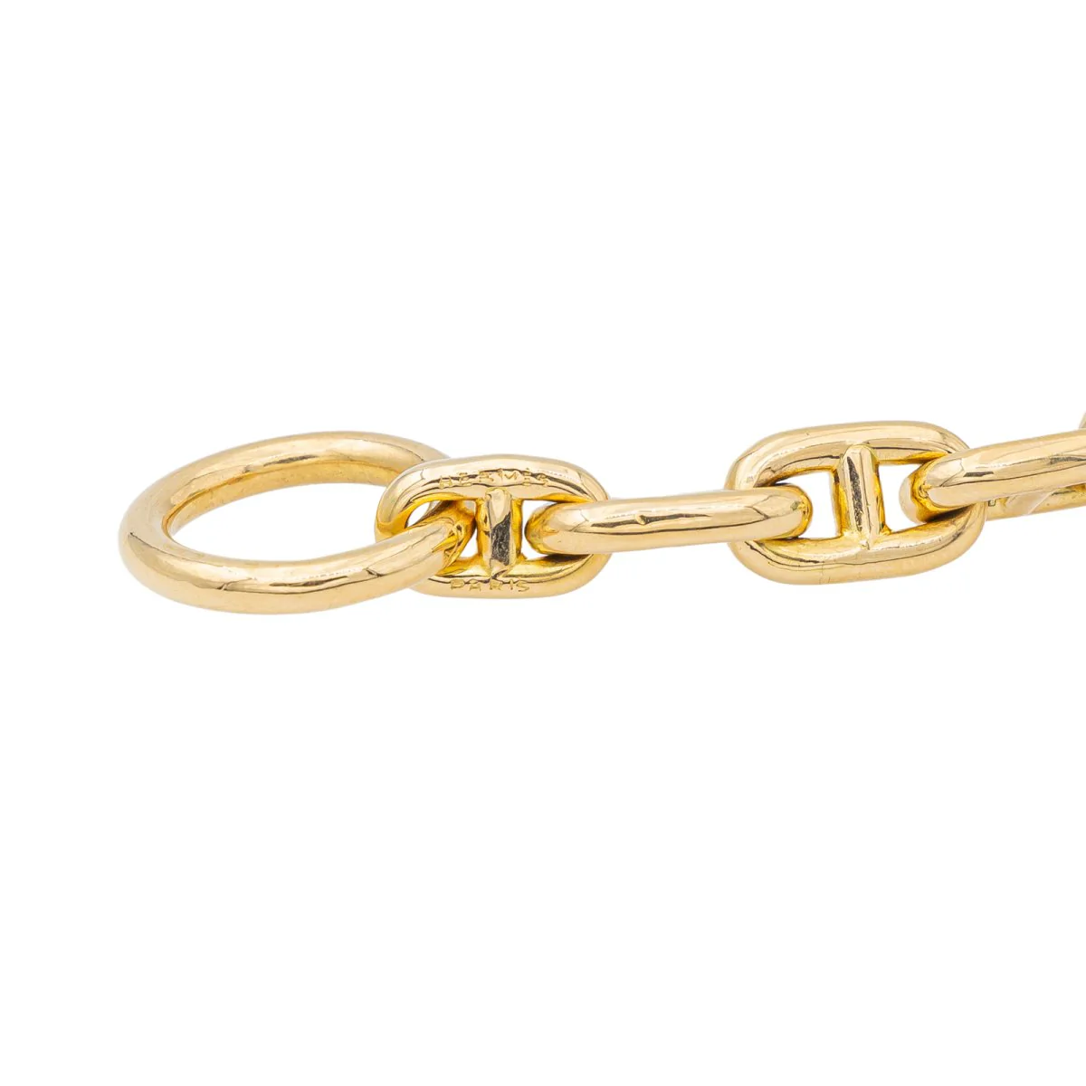 Collier Maille HERMÈS "Chaîne d'ancre" en or jaune - Image 7