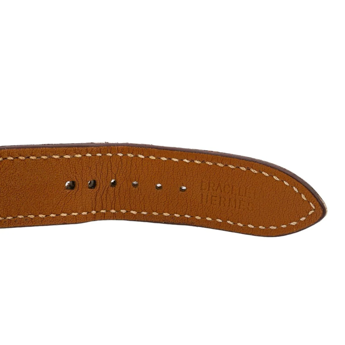 Montre Quartz HERMES "Cape Cod" en cuir et acier - Image 7