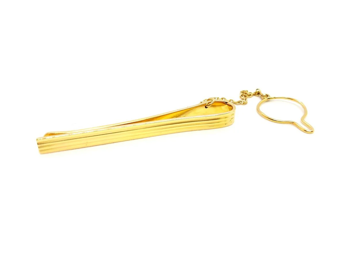Pince à cravate HERMÈS en or jaune - Image 5