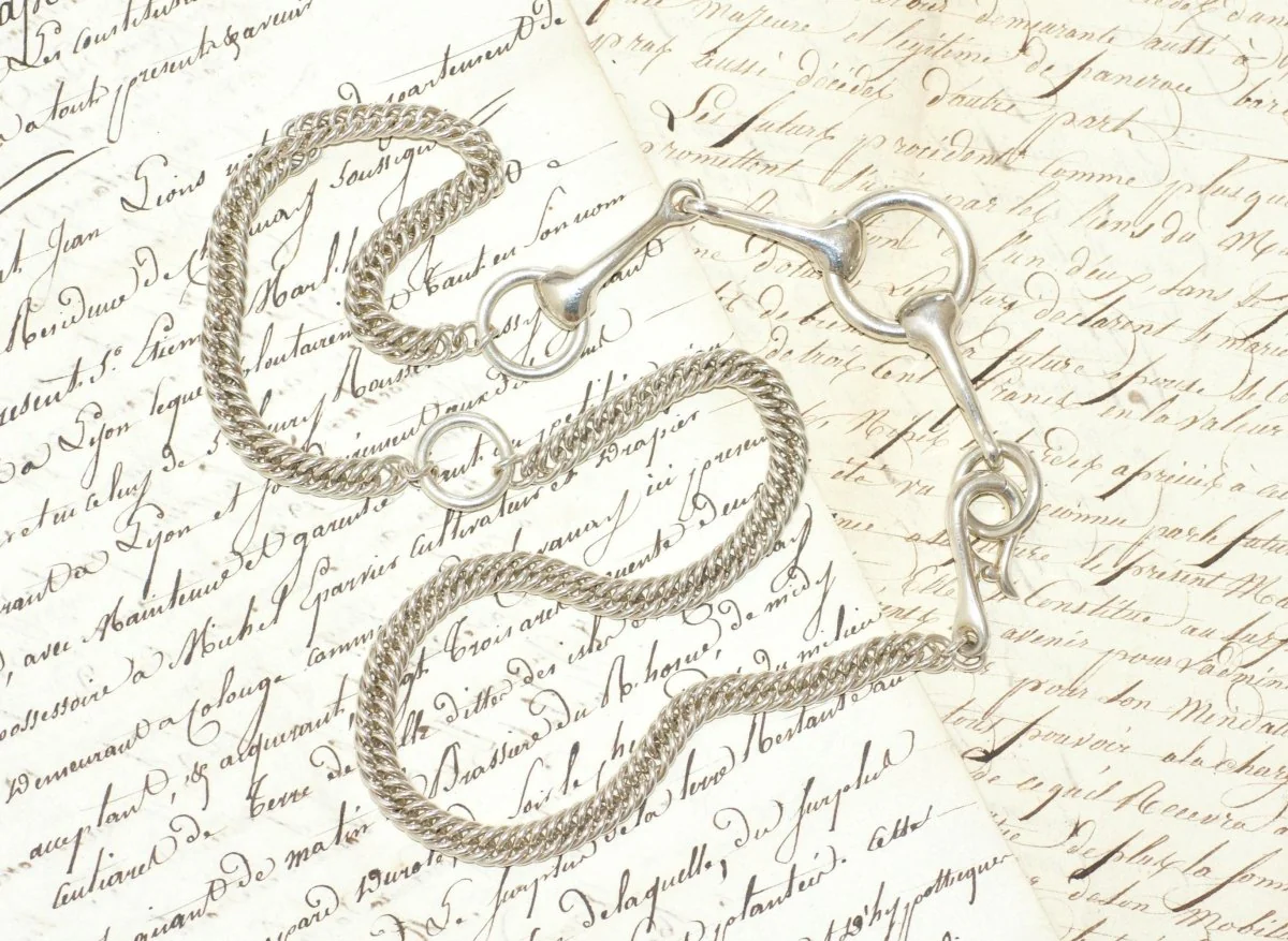 Hermès Sautoir Mors en Argent 73.00 cm - Image 10
