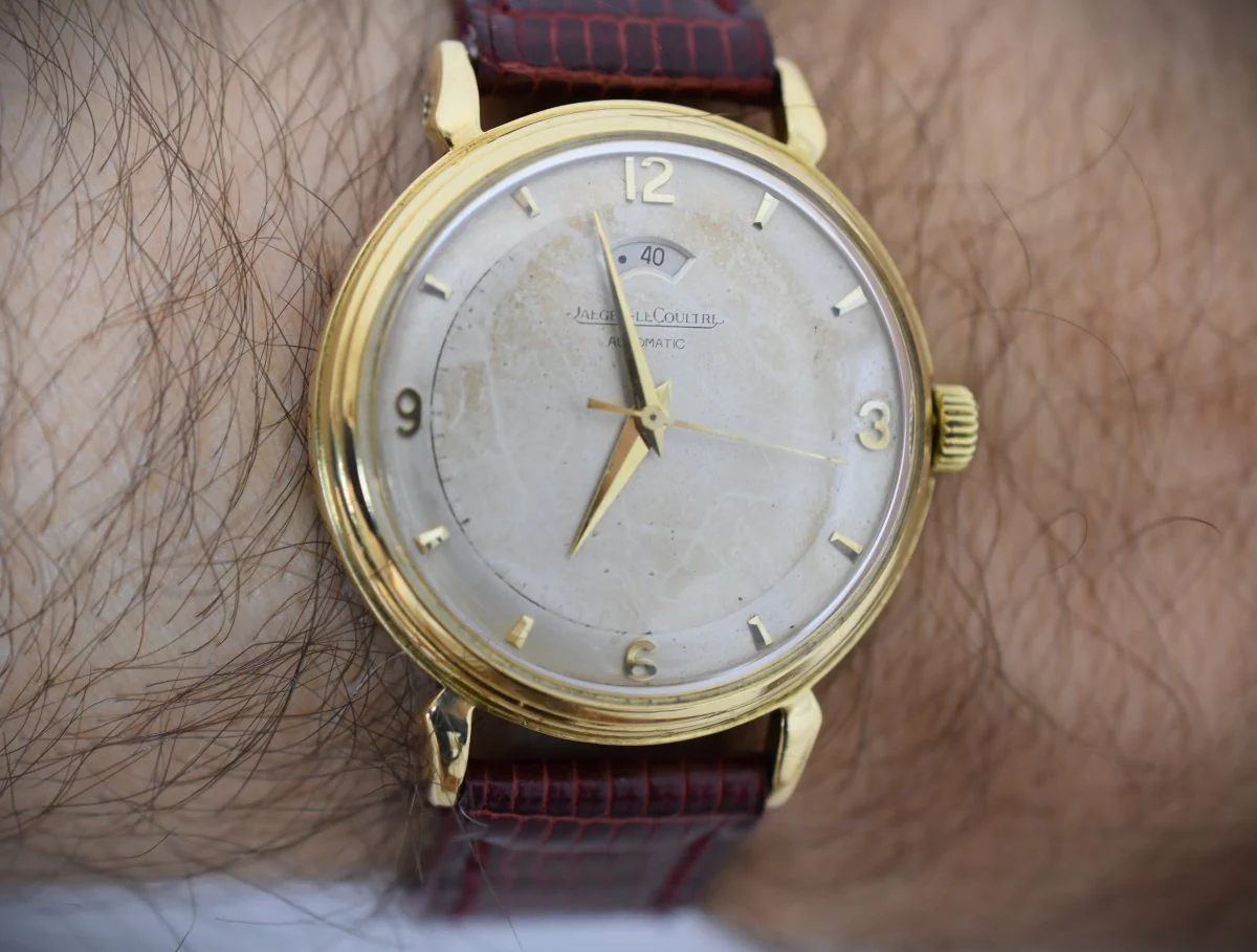 Jaeger-LeCoultre Power Reserve "40 heures", calibre 481 Bumper, or jaune 18 carats, 1953 - Image 17