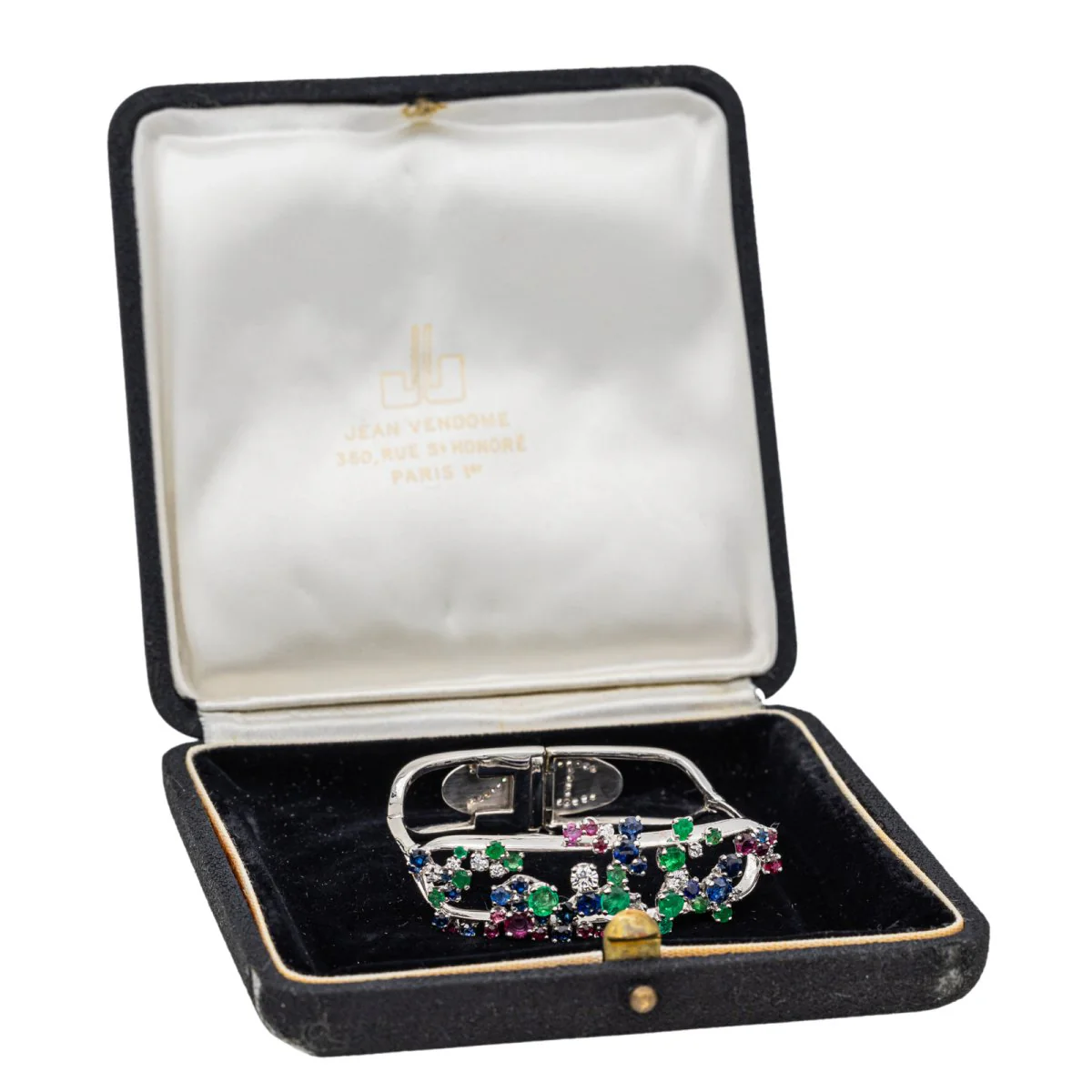 Bracelet Jean Vendôme Or blanc Saphir - Image 3