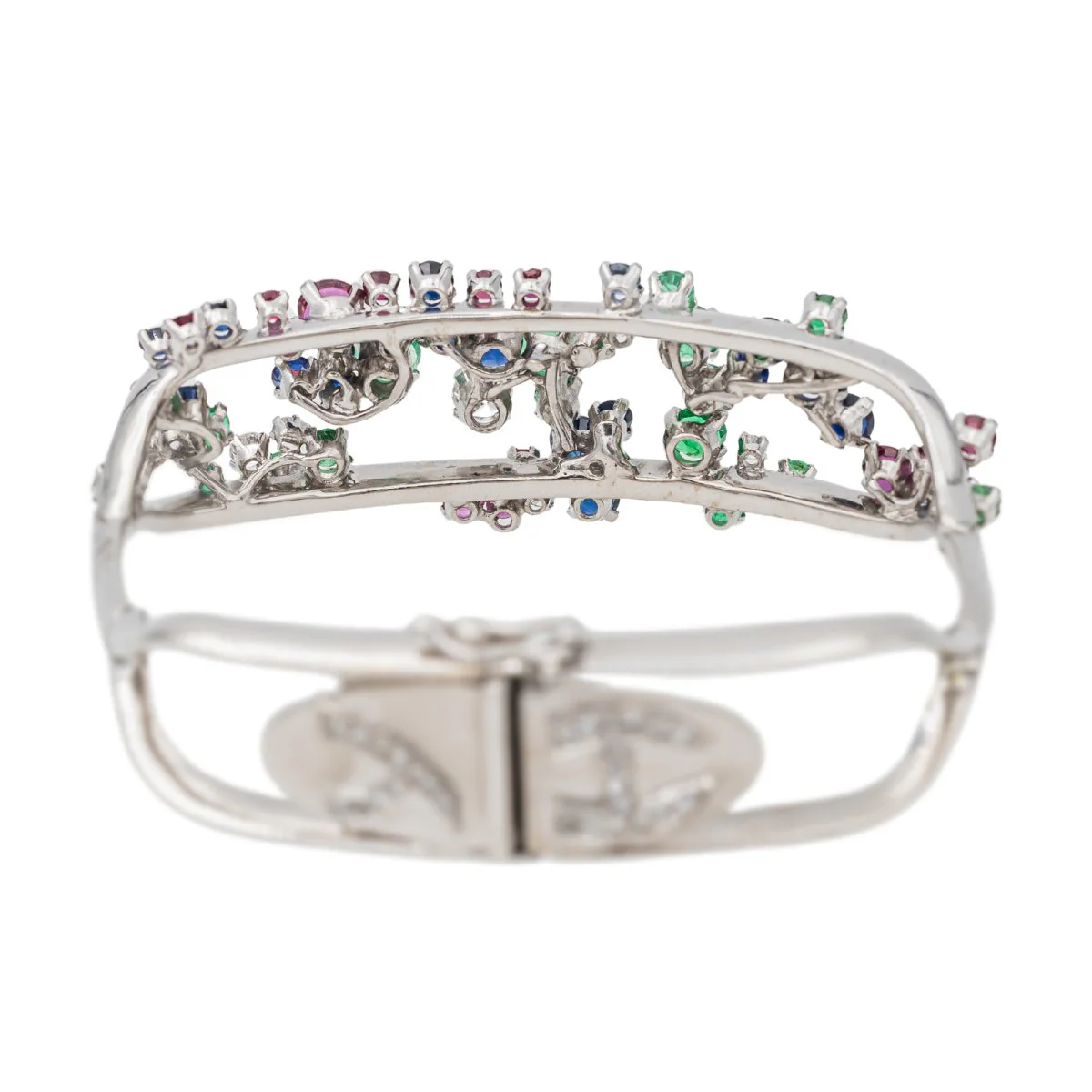 Bracelet Jean Vendôme Or blanc Saphir - Image 5