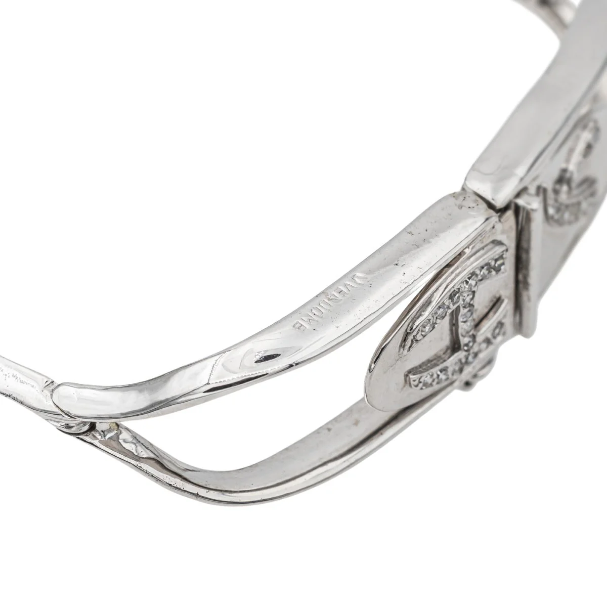 Bracelet Jean Vendôme Or blanc Saphir - Image 6