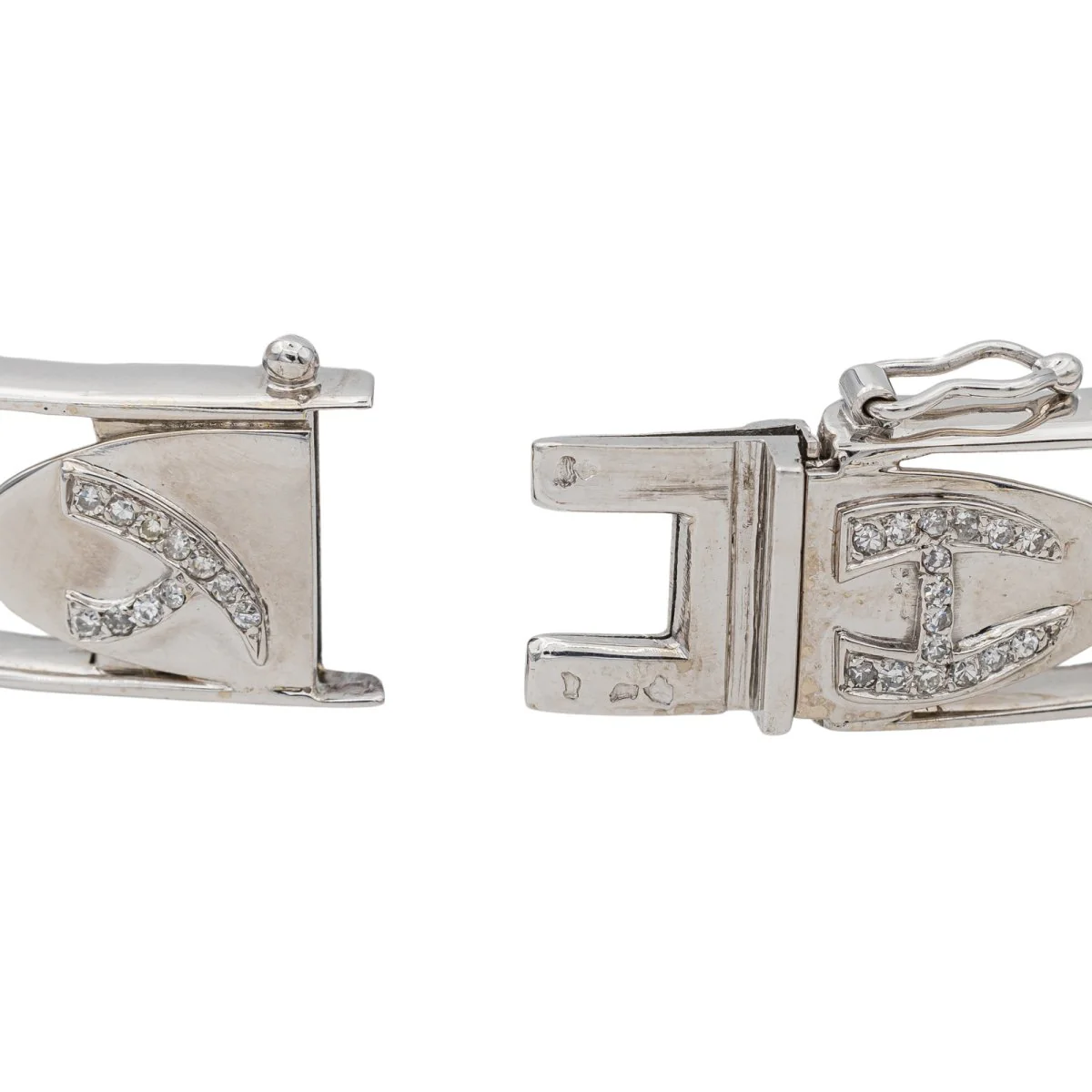 Bracelet Jean Vendôme Or blanc Saphir - Image 8