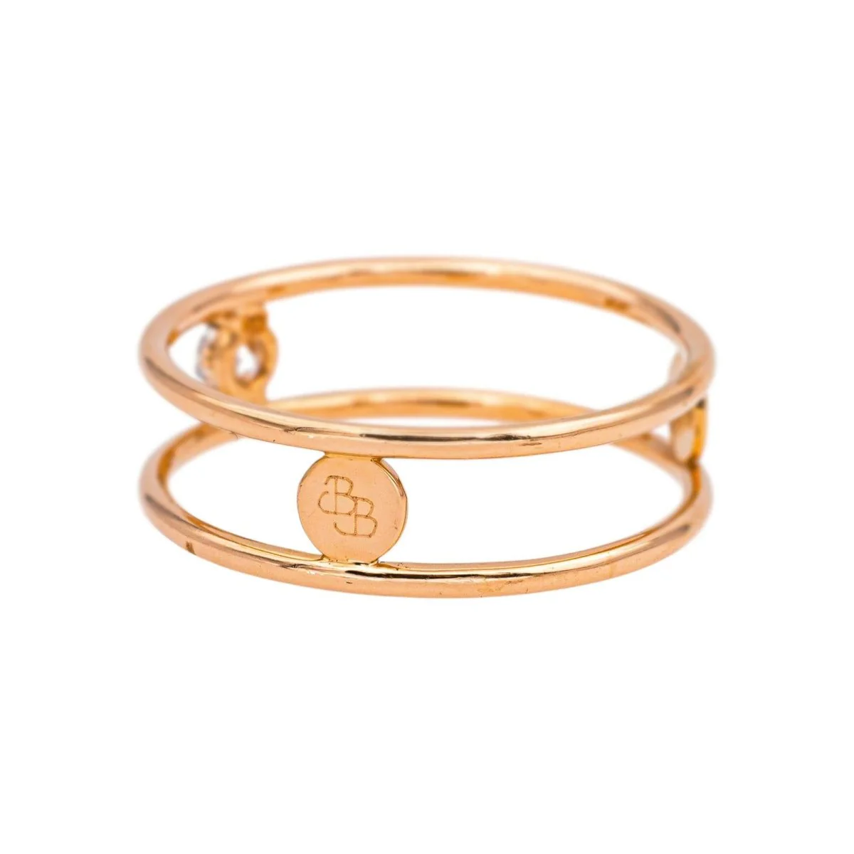 Bague Solitaire LA BRUNE & LA BLONDE "Solitaire" en or rose et diamant - Image 6