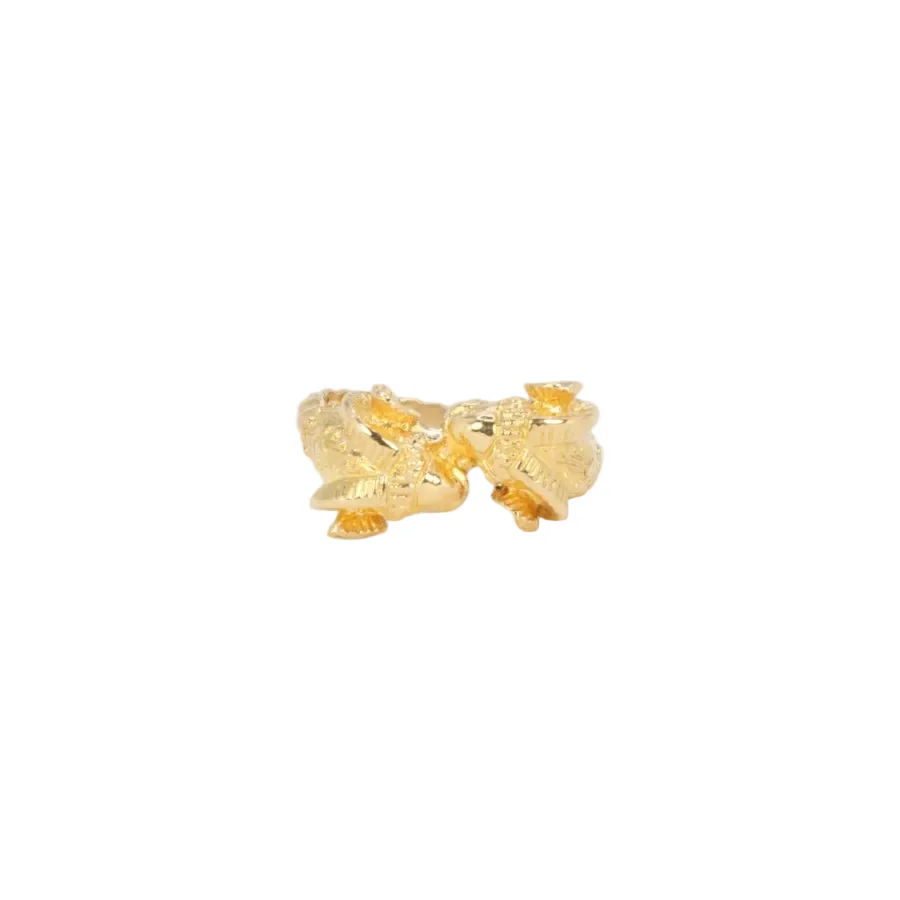 LALAOUNIS Bague tête de bélier en or jaune - Image 3