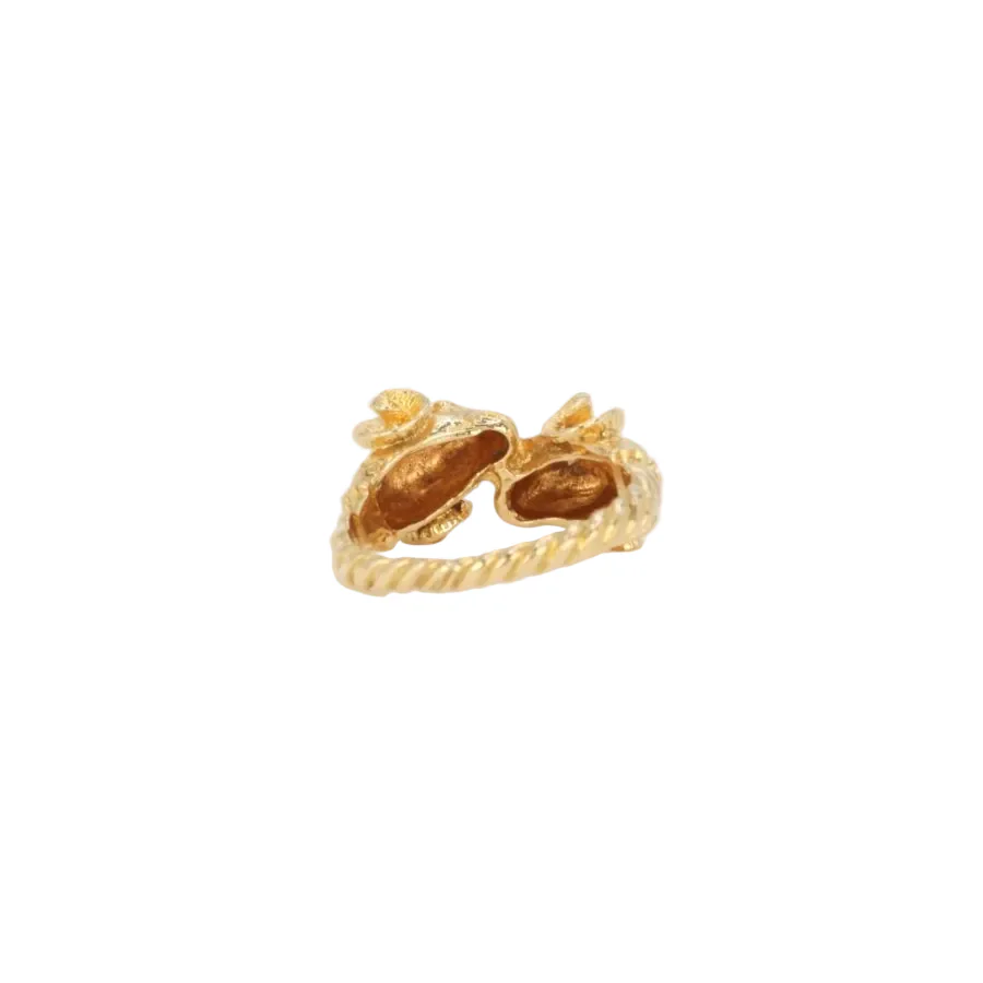 LALAOUNIS Bague tête de bélier en or jaune - Image 6