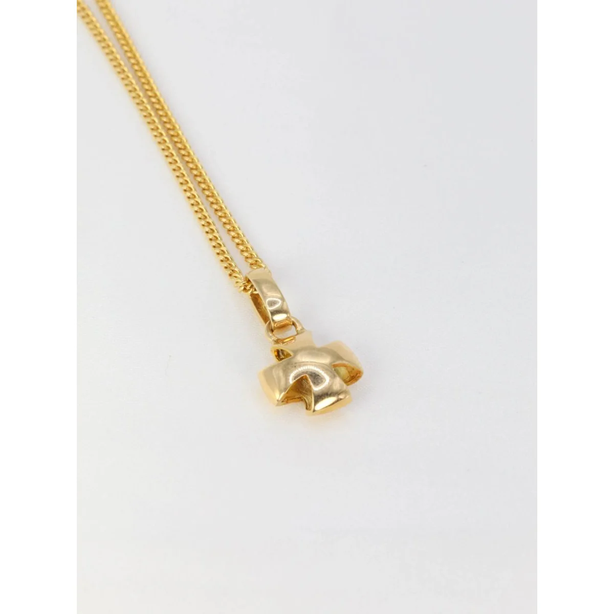 LALAOUNIS Chaîne et pendentif Croix en or jaune - Image 3