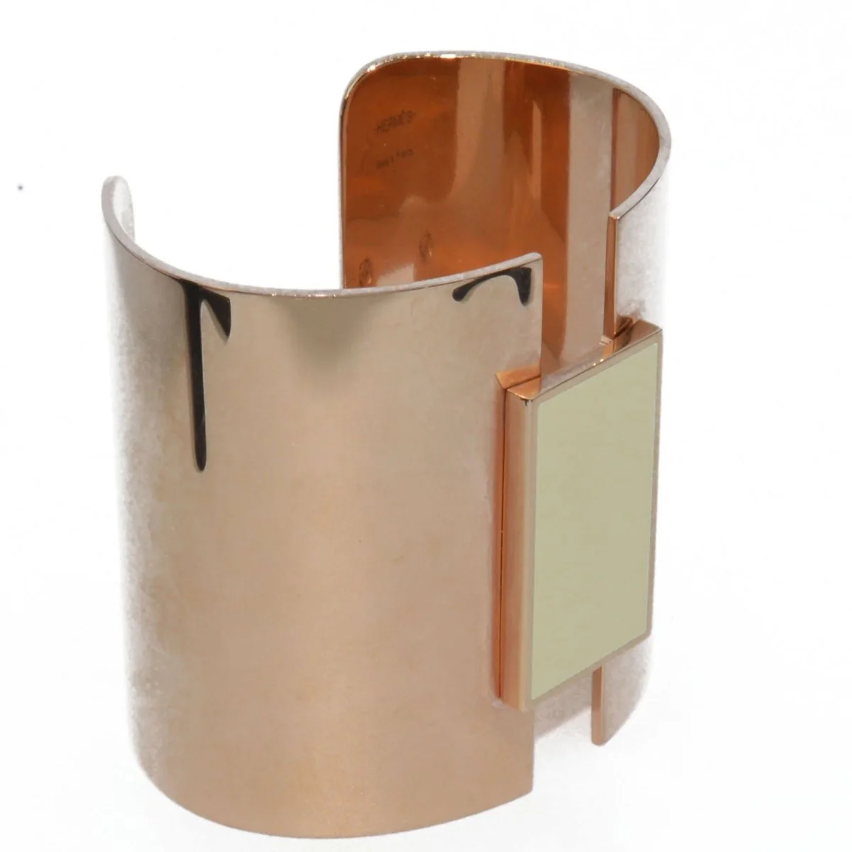 Large manchette doré de la maison Hermès - Image 4