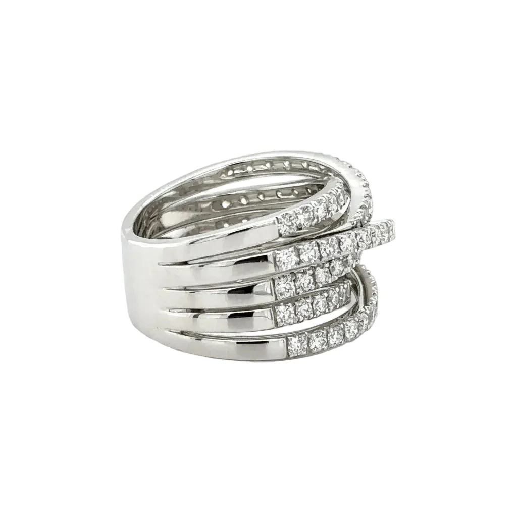 Bague Pavée LÉO PIZZO en or blanc et diamants - Image 5