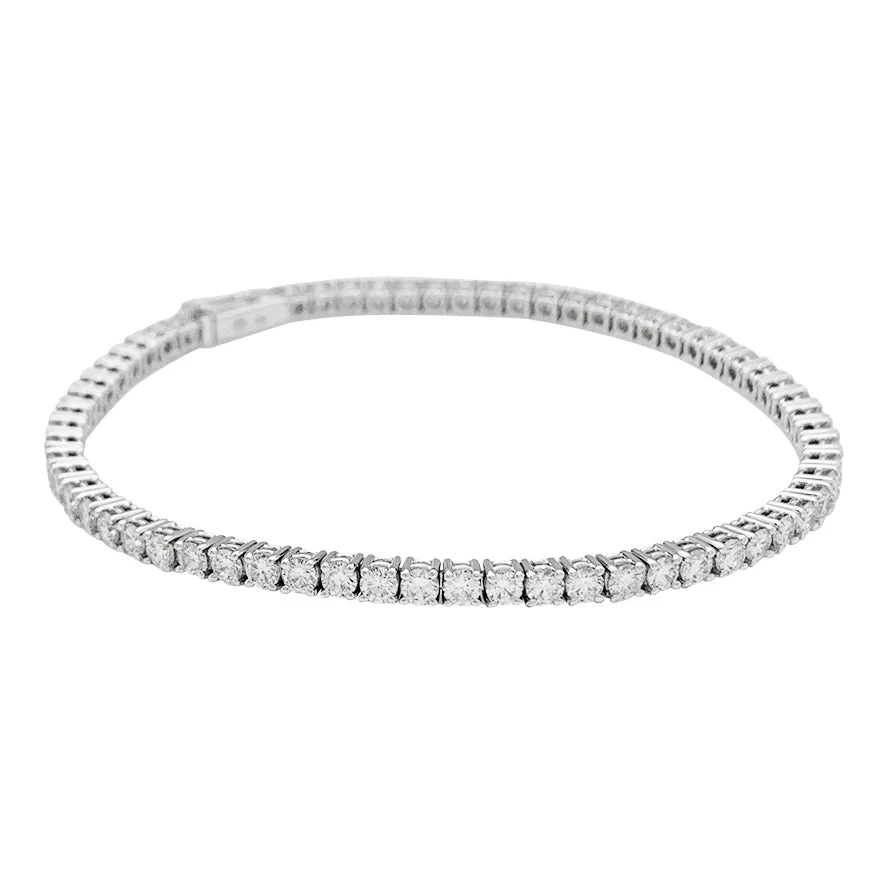 Ligne tennis Gubelin or blanc diamants