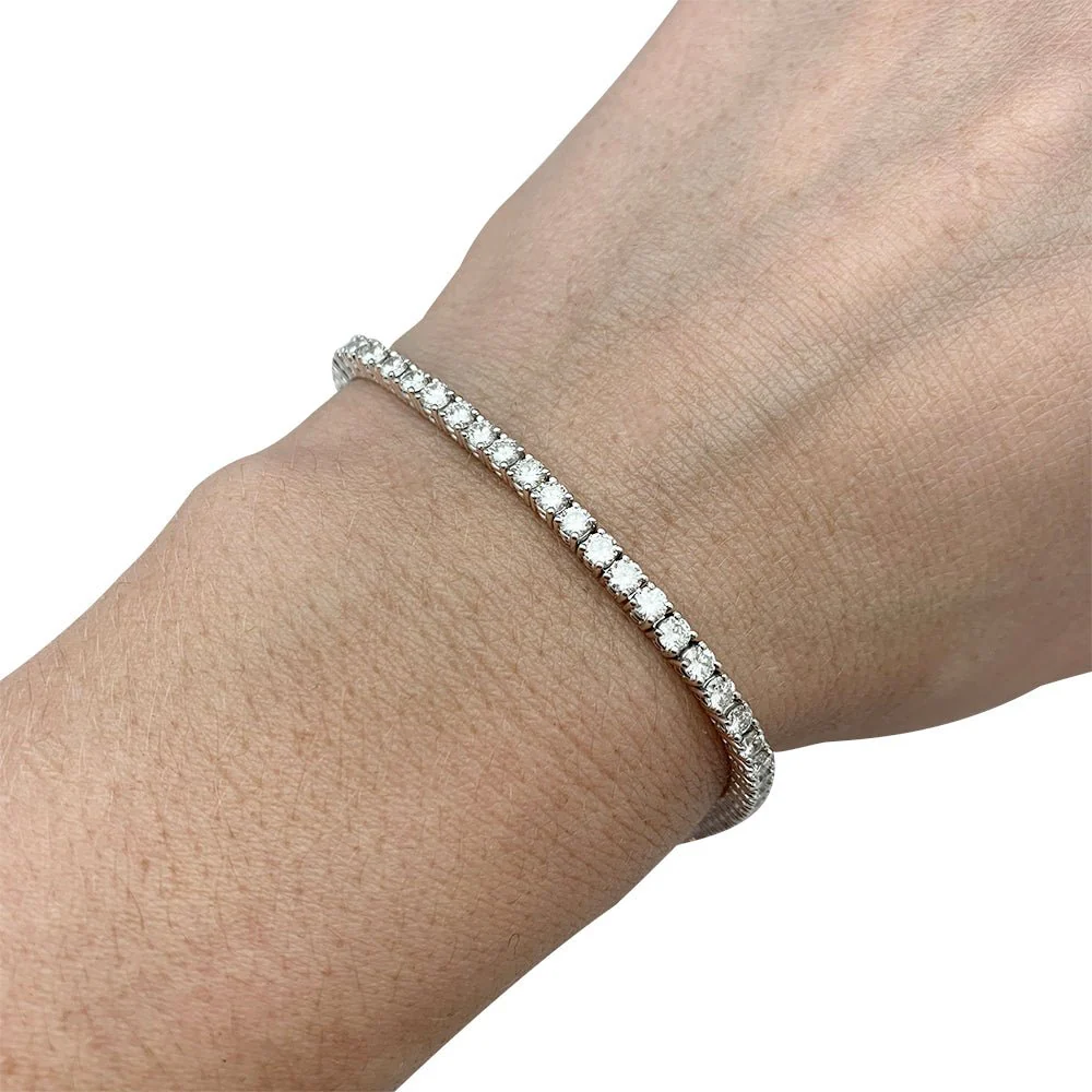 Ligne tennis Gubelin or blanc diamants - Image 5