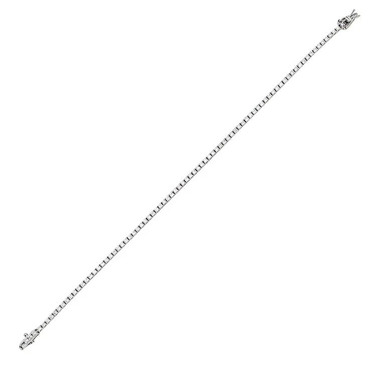 Ligne tennis or blanc diamants. - Image 2