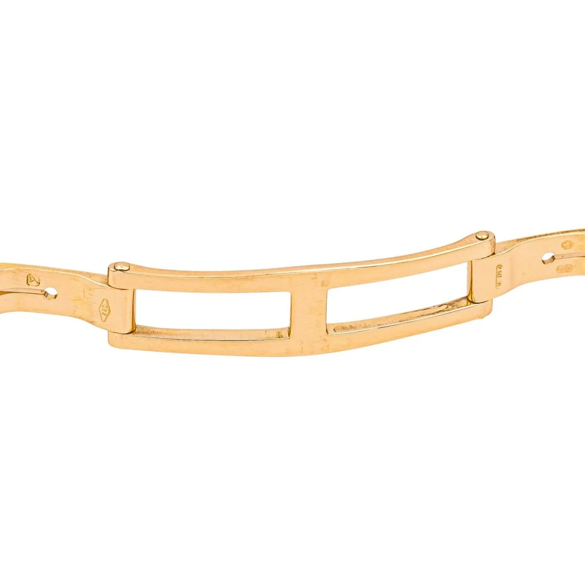 Montre LONGINES "Dolce Vita Square" en or jaune, quartz et diamants - Image 7
