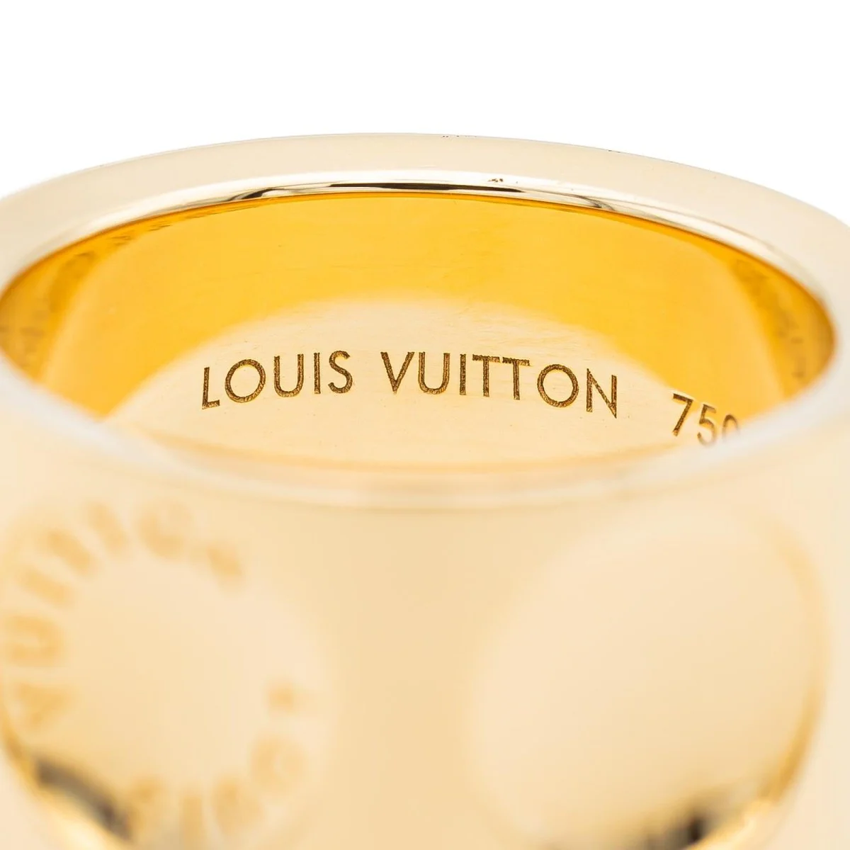 Bague LOUIS VUITTON "Empreinte" en or jaune - Image 4