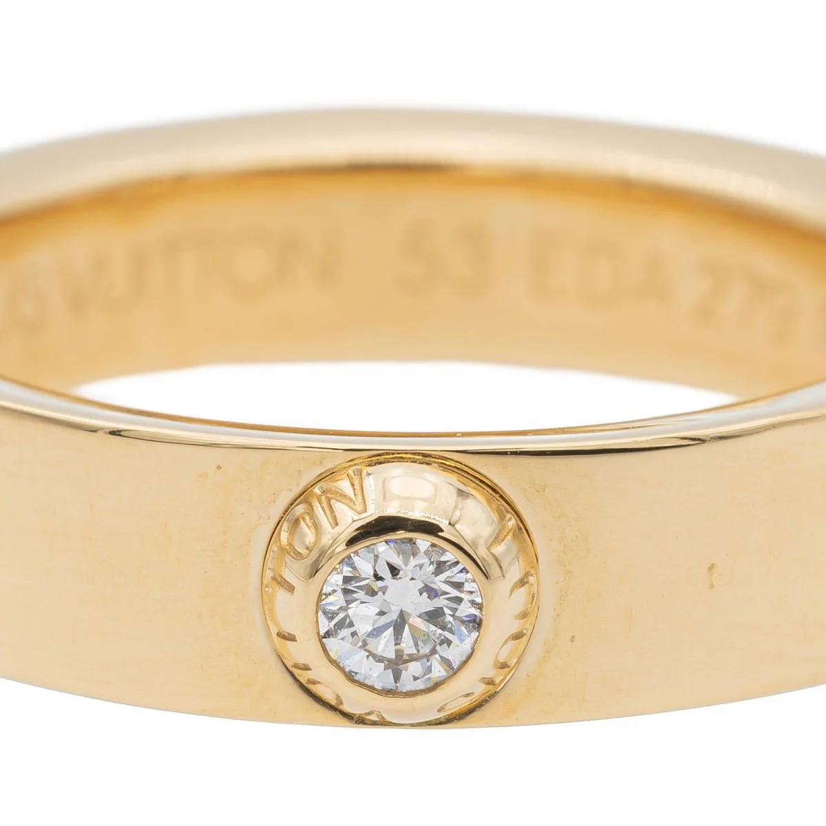 Bague LOUIS VUITTON "Clous" en or jaune et diamant - Image 6