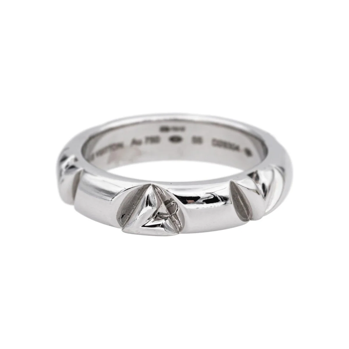 Bague LOUIS VUITTON "LV Volt" en or blanc