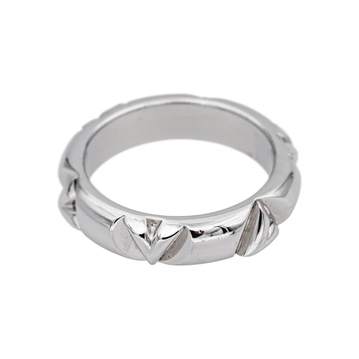 Bague LOUIS VUITTON "LV Volt" en or blanc - Image 4