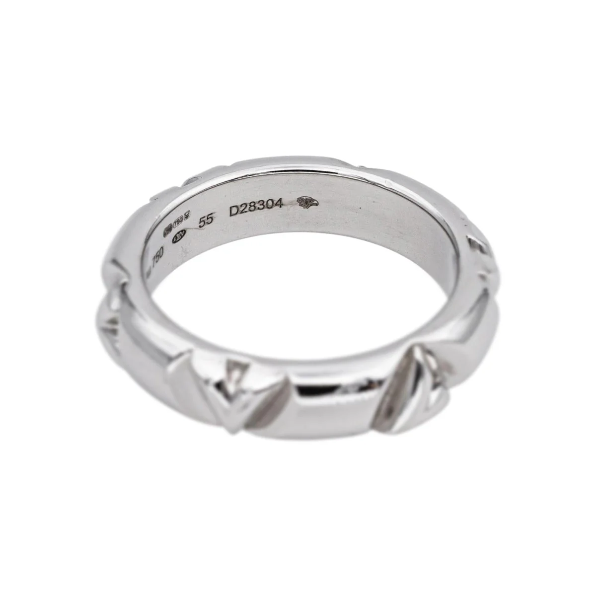 Bague LOUIS VUITTON "LV Volt" en or blanc - Image 5