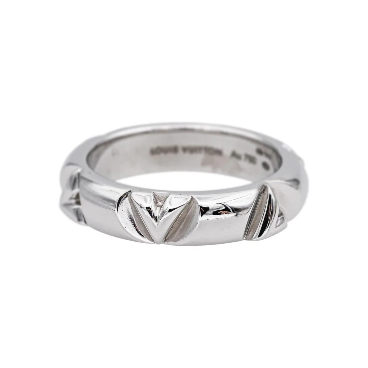 Bague LOUIS VUITTON "LV Volt" en or blanc - Image 6